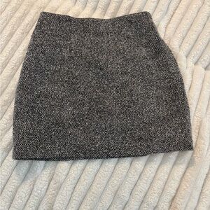 H&M Gray Mini Pencil Skirt for Work